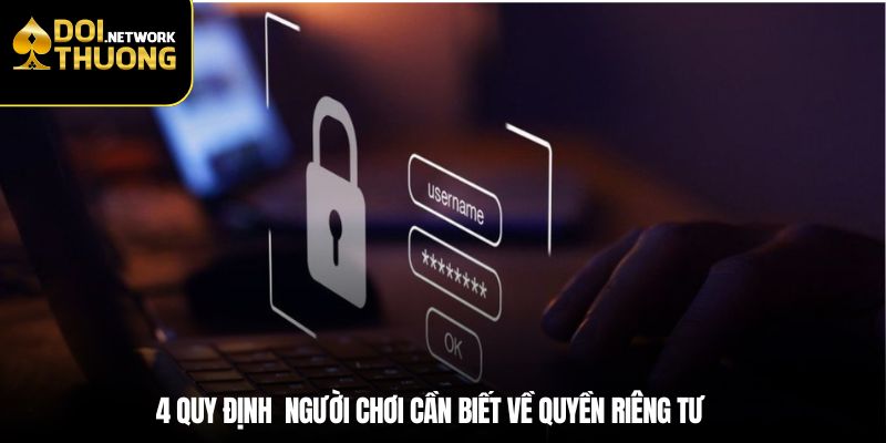 4 quy định người chơi cần biết về quyền riêng tư